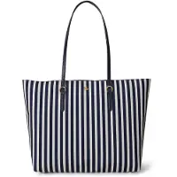 Ralph Lauren för kvinnor. 431916737048 Keaton medium tygväska i marinblå nylon (OSFA), Casual, Marino