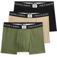 Ralph Lauren Boxershorts beige / oliv / svart / vit