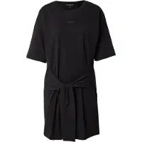 Armani Exchange för kvinnor. XW002085AF10356UC001 Rund svart klänning (S), Casual, Bomull, Kort ärm