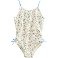 Next Baddräkt grön / rosa / off-white