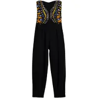 Desigual Jumpsuit royalblå / grön / orange / svart