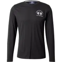La Martina T-shirt ljusgrå / svart