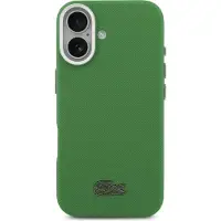 Lacoste iPhone 17 Iconic Petit Pique Metal Logo Skal - MagSafe-kompatibel - Grön