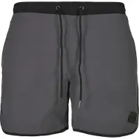 Urban Classics Badshorts mörkgrå / svart