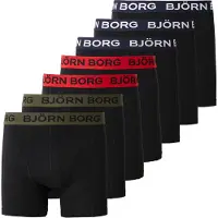 Björn Borg Cotton Stretch Boxers 7-pack Svart, S