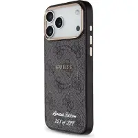 GUESS iPhone 17 Pro Max 4G Strap Limited Edition Skal - MagSafe-kompatibel - Svart