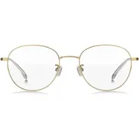 BOSS Gold-tone optical frames with tubular temples