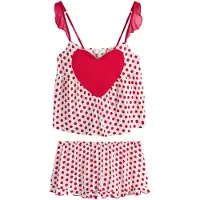 Rockett St George Kort pyjamas röd / vit