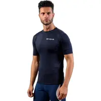 Givova Corpus 2 Short Sleeve Base Layer Blå S Man