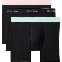 Calvin Klein Underwear Boxershorts pastellblå / pastellrosa / svart / vit