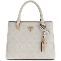 GUESS Handväska 'NOELLE' beige / vit