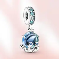 ANENJERY Bijouterie berlock S925 sterling silver murloc pärla herocross hänge Murano turtle Fit original Armband kvinnor present