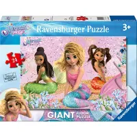 Ravensburger Pussel - 24 Delar - Mermaid Magisk Giant våning - - One Size - Pussel