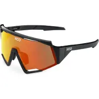 KOO Spectro Glasses Black Orange Lens