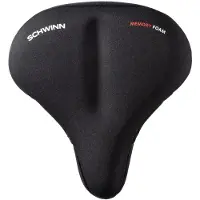Schwinn Comfort Bike Cruiser Seat Cover Memory Foam Vaddering Dubbla remmar Passar Cruiser-cyklar och bredare sadlar
