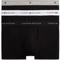 Tommy Hilfiger 3 Pack Signature Logo Contrast Waistband Trunks