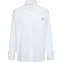 Calvin Klein Woven Monologo Poplin Button Down Shirt