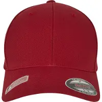 Flexfit Wooly Combed Cap Röd L-XL Man