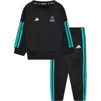 Adidas MERCEDES - AMG PETRONAS FORMULA 1 TEAM DNA LÅNGÄRMAT JOGGINGSET FÖR BABY, storlek 86 cm
