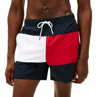 Tommy Hilfiger Classic Colour Blocked Mid LengTH Swim Shorts