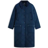 Tommy Hilfiger Flag Quilted Padded Oversized Longline Coat