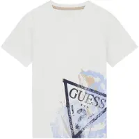 GUESS T-shirts med korta ärmar ORGANIC COTTON JERSEY pojkar - Vit - 10 ans
