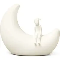 Cam Cam Lampa - Månatt Light - Off White - - One Size - Nattlampa