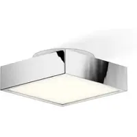 DECOR WALTHER Taklampa Cut, dimbar, Förkromad / silver, Badrum, Mässing, Modern, Taklampa
