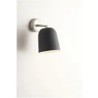Casablanca Design vägglampa Clavio, dimbar, Aluminium / grå / zink, Vardagsrum / matsal, Keramik, Modern, Vägglampa, vägglampa inomhus