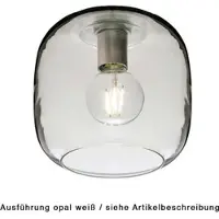 Casablanca Taklampa Murea, dimbar, Vitt / opal, Vardagsrum / matsal, Glas, Design, Taklampa