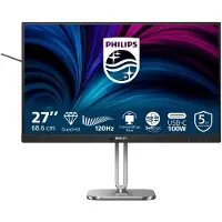 Philips 27B2U4601 - 4000 Series - LED-skärm - 27 - 2560 x 1440 QHD @ 120 Hz - IPS - 1500:1 - HDMI, 2xDisplayPort, USB-C - högtalare - träkol