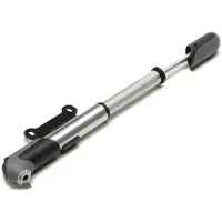 Giyo High Pressure Telescopic Mini Pump Silver 120 Psi