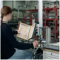 Durable Blädderpanelsystem VARIO TABLE A4 10 ramar, vit