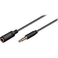 Goobay Jack 3.5mm - Jack 3.5mm cable 1m black (62477)
