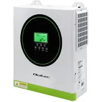 Qoltec - Strömomvandlare - 100A, LCD, MPPT, sinus - AC 220-230 V - 3500 Watt - 3500 VA - RS-232, RS-485 - vit, grön