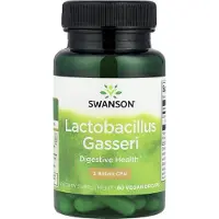 Swanson Health Lactobacillus Gasseri, 3 miljarder CFU, Veganska Drcaps 60 Tabletter