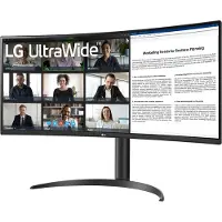 LG 34" UltraWide QHD Böjd skärm | USB Type-C - 34WR55QK-B