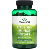 Swanson Health , Bayerska Örter, Alkoholfritt, 120 kapslar