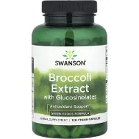 Swanson Health Broccoliextrakt med glukosinolater, Veganska kapslar, 120 (600 mg per kapsel)