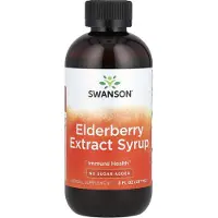 Swanson Health Fläderbärsextrakt Sirap, 237 ml(8 fl oz)