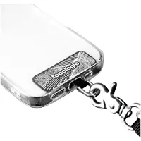 Topologie - Tillbehör - Phone Cases D-Ring Phone Strap Adapter Black för UnisexNylon - Svart