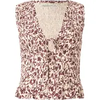 Abercrombie & Fitch Topp sand / bordeaux