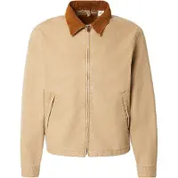 Levi's för män. 005AF-0004 Brun Castro-jacka med hel dragkedja (S), Casual, Bomull