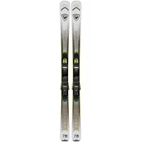 Rossignol - Skidpaket (skidor + bindning) - Arcade 78 + Xpress 11 GW B83 Black/Yellow 2026 för UnisexUll - Storlek 180 cm - Grå