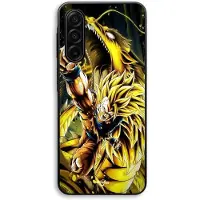 CAPACHEAP Fodral För Samsung Galaxy A17 Son Goku Super Saiyan SSJ3 Attack Punkt Dragon Maniacase svart