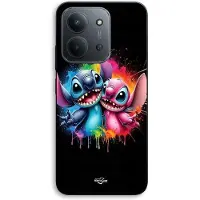 MANIACASE Fodral För Xiaomi Redmi 15C 5g Stitch Ängel färgglad målning svart
