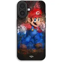 CAPACHEAP Telefonskal - MANIACASE - iPhone 17 - Silikon TPU - Mjukt - Super Mario Bros svart