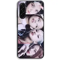 CAPACHEAP Skal För Samsung Galaxy A17 Blackpink grupp Lisa Jennie Jisoo Rosé Maniacase svart