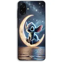 CAPACHEAP Fodral För Samsung Galaxy A07 Stitch måne stjärnklar natt Maniacase svart