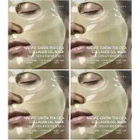Nacific Grön te Cica Kollagen Gelmask Lugnande & Uppstramande Arkmask 4 Ark